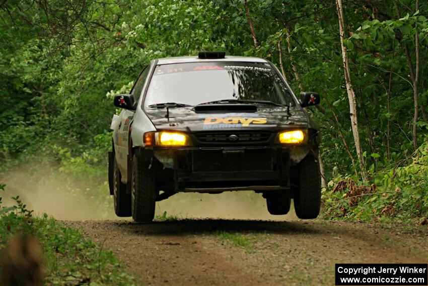 Jack Nelson / Isaac Zink Subaru Impreza on SS15, Otterkill II.