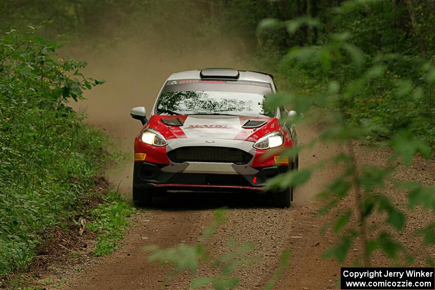 Madelyn Tabor / Sophia McKee Ford Fiesta Rally3 on SS18, Anchor-Mattson II.