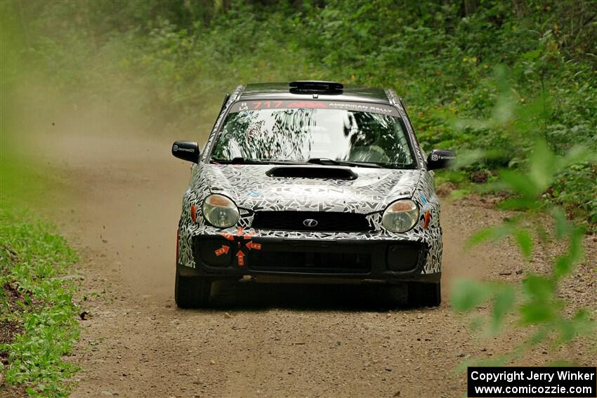 Peter Farrow / Jackson Sedivy Subaru WRX on SS18, Anchor-Mattson II.