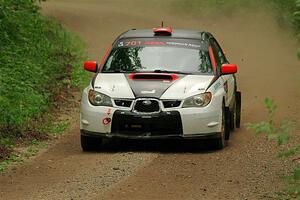 Jason Cook / Maggie Tu Subaru WRX on SS18, Anchor-Mattson II.