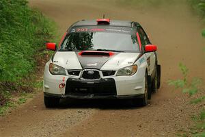 Jason Cook / Maggie Tu Subaru WRX on SS18, Anchor-Mattson II.