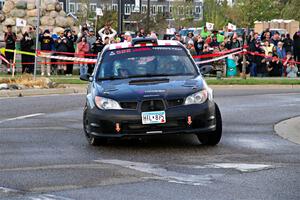 Matt James / Jackie James Subaru Impreza on SS20, Sanford Center.