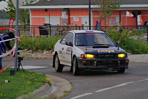 Jack Nelson / Isaac Zink Subaru Impreza on SS20, Sanford Center.