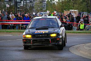 Jack Nelson / Isaac Zink Subaru Impreza on SS20, Sanford Center.