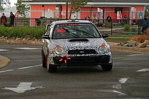 Peter Farrow / Jackson Sedivy Subaru WRX on SS20, Sanford Center.