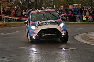 Mark Tabor / Kathryn Hansen Ford Fiesta ST on SS20, Sanford Center.