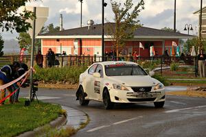 Scott Pedersen / Ryan Scott Lexus IS250 on SS20, Sanford Center.