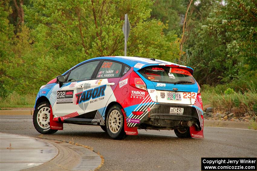 Mark Tabor / Kathryn Hansen Ford Fiesta ST on SS20, Sanford Center.