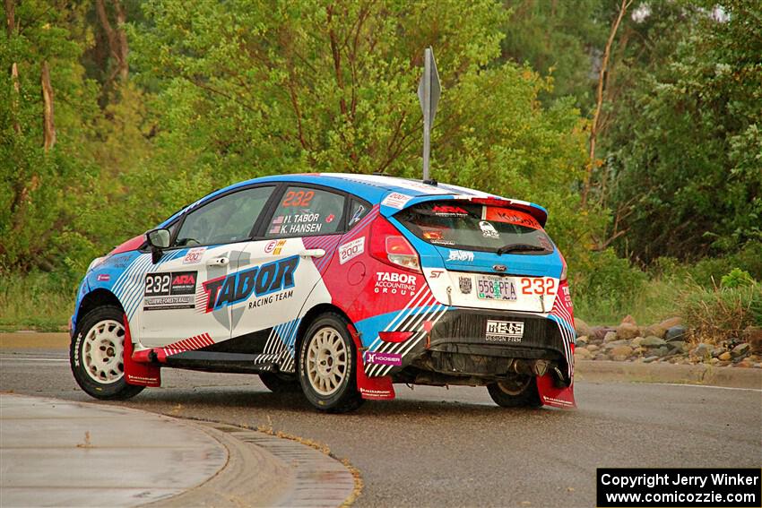 Mark Tabor / Kathryn Hansen Ford Fiesta ST on SS20, Sanford Center.