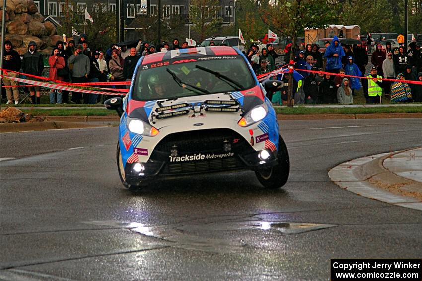 Mark Tabor / Kathryn Hansen Ford Fiesta ST on SS20, Sanford Center.