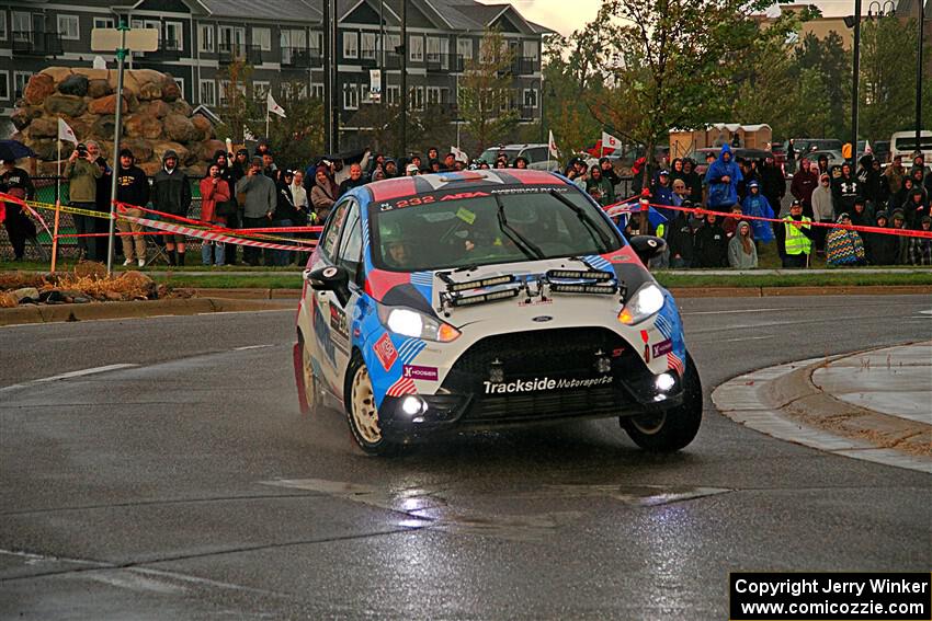 Mark Tabor / Kathryn Hansen Ford Fiesta ST on SS20, Sanford Center.