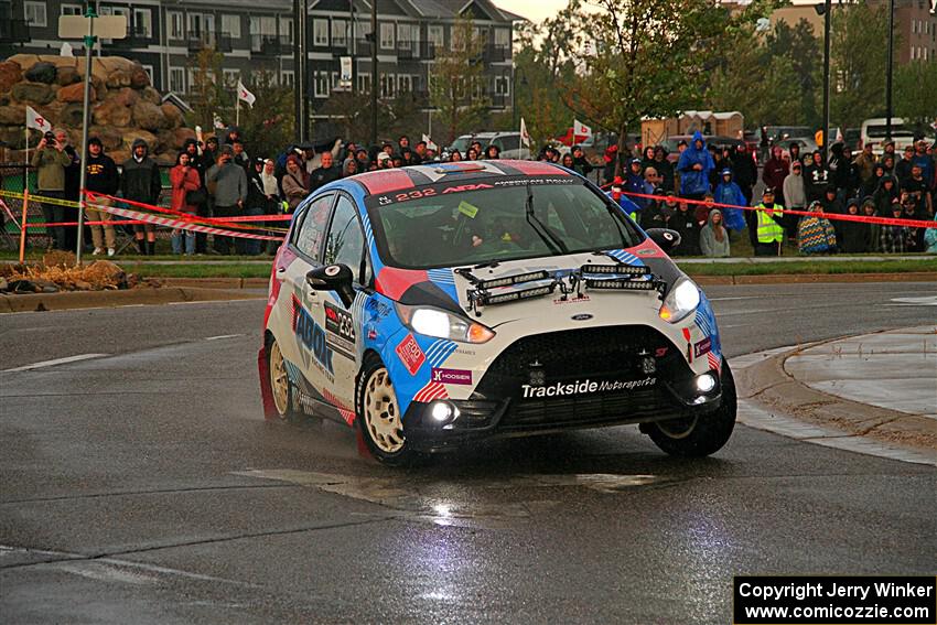 Mark Tabor / Kathryn Hansen Ford Fiesta ST on SS20, Sanford Center.