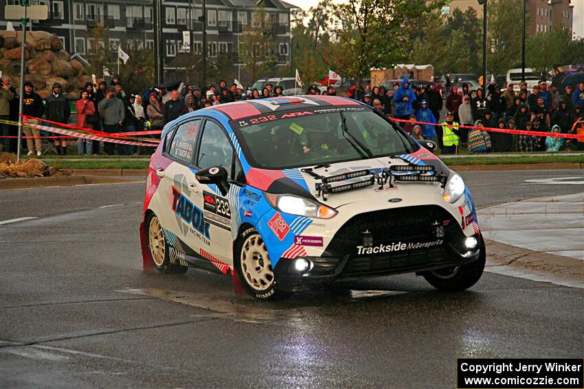Mark Tabor / Kathryn Hansen Ford Fiesta ST on SS20, Sanford Center.