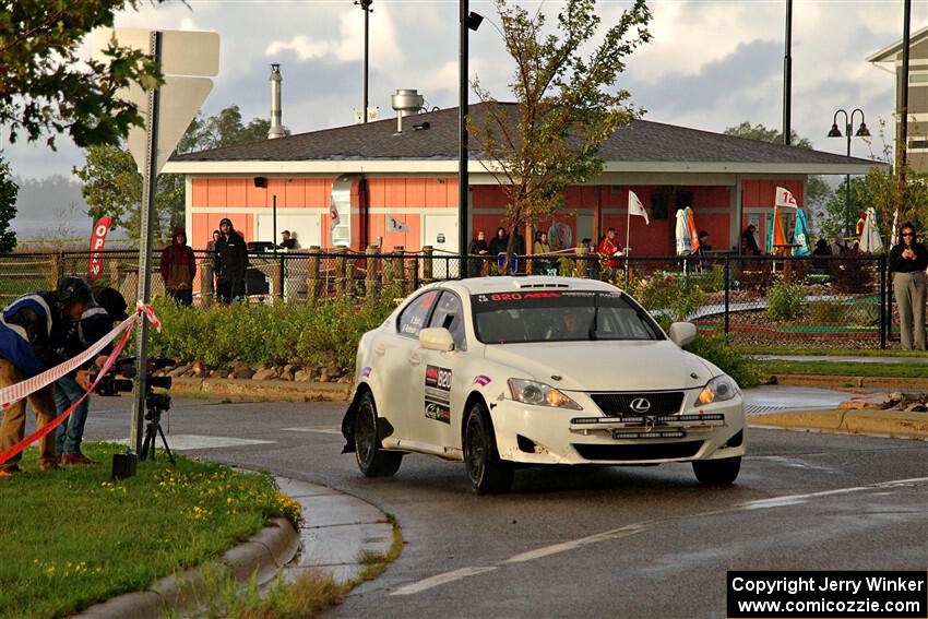 Scott Pedersen / Ryan Scott Lexus IS250 on SS20, Sanford Center.