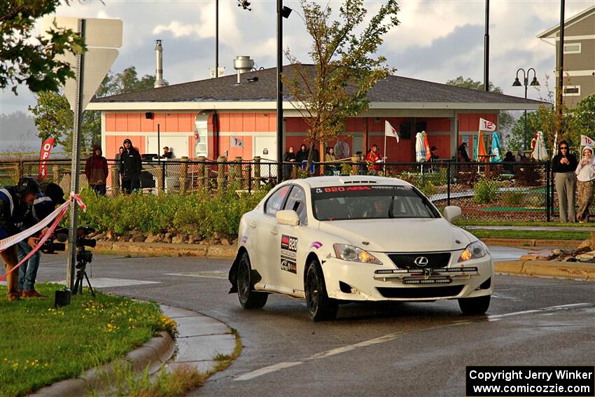 Scott Pedersen / Ryan Scott Lexus IS250 on SS20, Sanford Center.