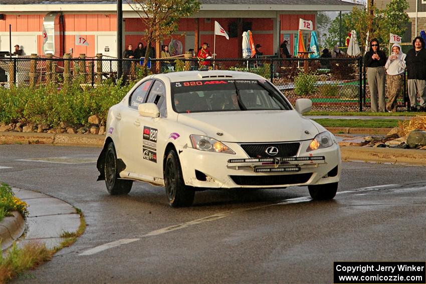 Scott Pedersen / Ryan Scott Lexus IS250 on SS20, Sanford Center.