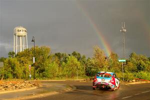 Henry Tabor / Dylan Hooker Ford Fiesta ST on SS20, Sanford Center.