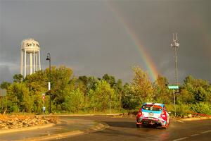 Henry Tabor / Dylan Hooker Ford Fiesta ST on SS20, Sanford Center.