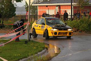 Steve Gingras / Katie Gingras Subaru Impreza on SS20, Sanford Center.