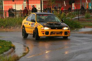 Steve Gingras / Katie Gingras Subaru Impreza on SS20, Sanford Center.