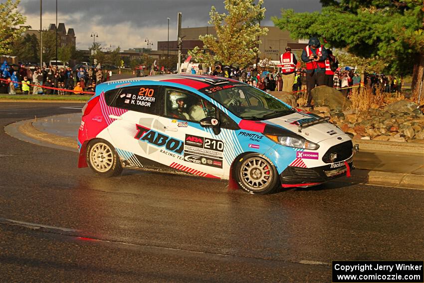 Henry Tabor / Dylan Hooker Ford Fiesta ST on SS20, Sanford Center.