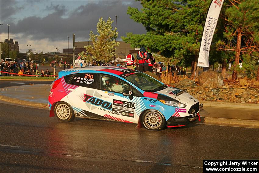 Henry Tabor / Dylan Hooker Ford Fiesta ST on SS20, Sanford Center.