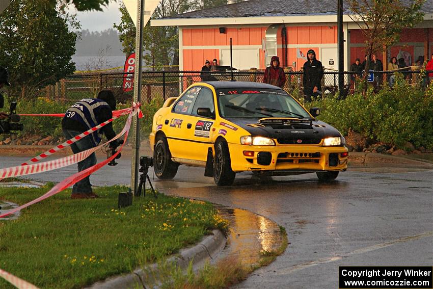 Steve Gingras / Katie Gingras Subaru Impreza on SS20, Sanford Center.