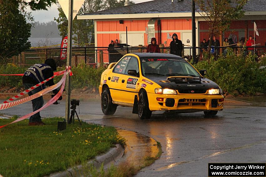 Steve Gingras / Katie Gingras Subaru Impreza on SS20, Sanford Center.