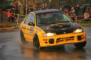 Steve Gingras / Katie Gingras Subaru Impreza on SS20, Sanford Center.