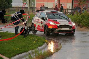 Madelyn Tabor / Sophia McKee Ford Fiesta Rally3 on SS20, Sanford Center.