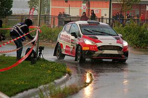 Madelyn Tabor / Sophia McKee Ford Fiesta Rally3 on SS20, Sanford Center.