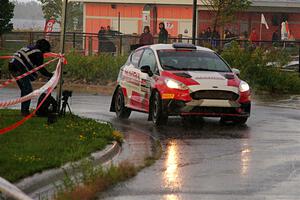 Madelyn Tabor / Sophia McKee Ford Fiesta Rally3 on SS20, Sanford Center.