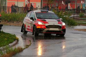 Madelyn Tabor / Sophia McKee Ford Fiesta Rally3 on SS20, Sanford Center.