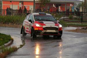Madelyn Tabor / Sophia McKee Ford Fiesta Rally3 on SS20, Sanford Center.