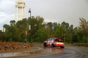 Madelyn Tabor / Sophia McKee Ford Fiesta Rally3 on SS20, Sanford Center.