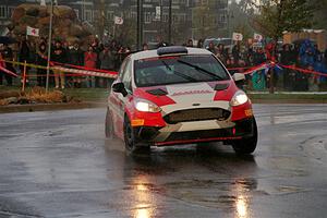 Madelyn Tabor / Sophia McKee Ford Fiesta Rally3 on SS20, Sanford Center.