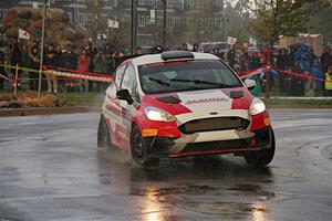 Madelyn Tabor / Sophia McKee Ford Fiesta Rally3 on SS20, Sanford Center.
