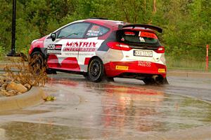 Madelyn Tabor / Sophia McKee Ford Fiesta Rally3 on SS20, Sanford Center.