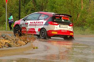 Madelyn Tabor / Sophia McKee Ford Fiesta Rally3 on SS20, Sanford Center.