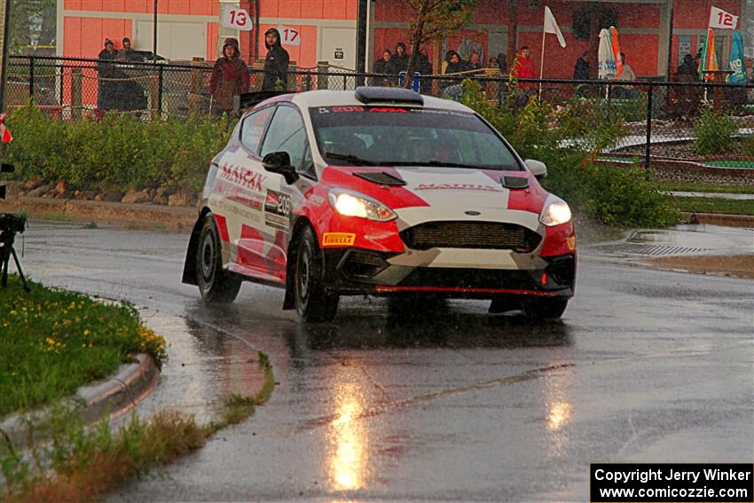 Madelyn Tabor / Sophia McKee Ford Fiesta Rally3 on SS20, Sanford Center.