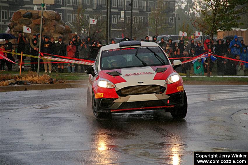 Madelyn Tabor / Sophia McKee Ford Fiesta Rally3 on SS20, Sanford Center.