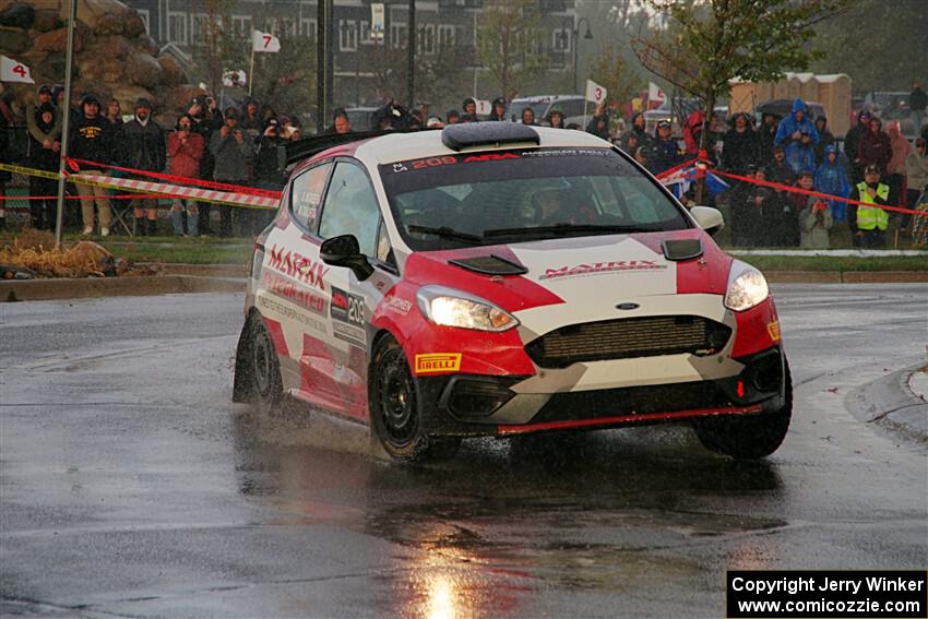 Madelyn Tabor / Sophia McKee Ford Fiesta Rally3 on SS20, Sanford Center.