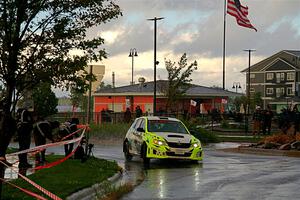 Vincent Trudel / Glen Ray Subaru WRX STi on SS20, Sanford Center.