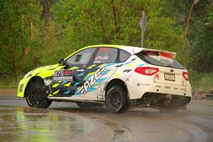 Vincent Trudel / Glen Ray Subaru WRX STi on SS20, Sanford Center.