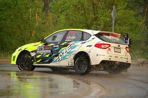 Vincent Trudel / Glen Ray Subaru WRX STi on SS20, Sanford Center.
