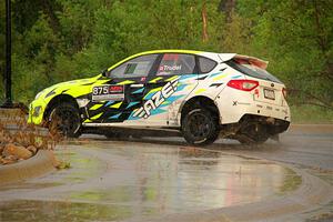 Vincent Trudel / Glen Ray Subaru WRX STi on SS20, Sanford Center.