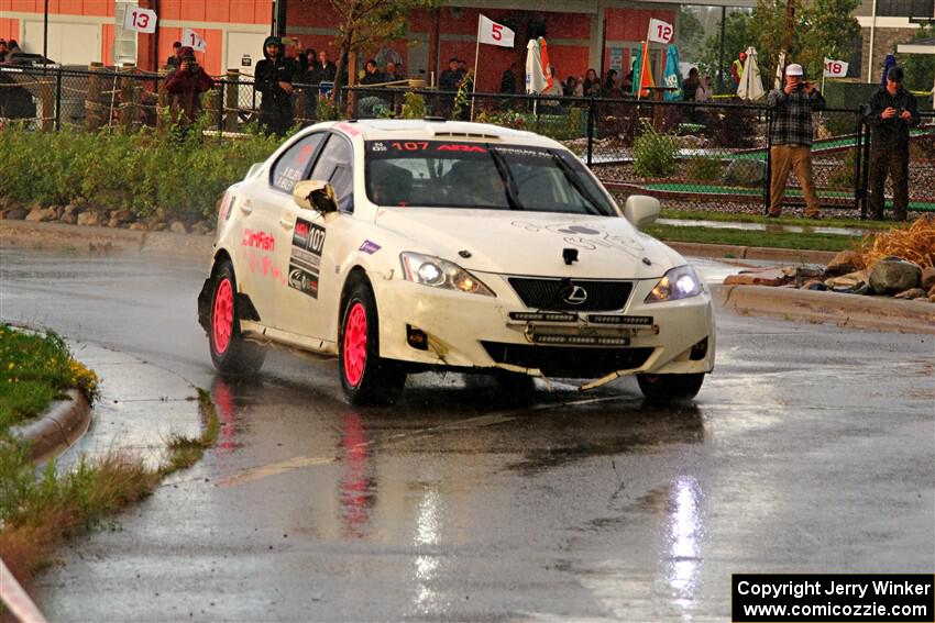 Richo Healey / Michelle Miller Lexus IS350 on SS20, Sanford Center.
