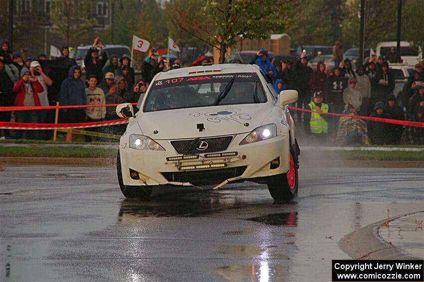 Richo Healey / Michelle Miller Lexus IS350 on SS20, Sanford Center.