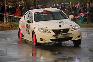 Richo Healey / Michelle Miller Lexus IS350 on SS20, Sanford Center.