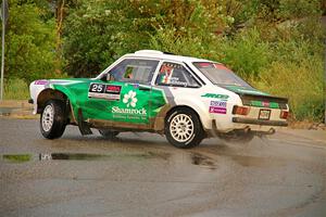 Seamus Burke / Gary McElhinney Ford Escort Mk II on SS20, Sanford Center.